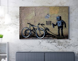 Wallity Lienzo Decorativo Banksy WY19 70 x 100 cm